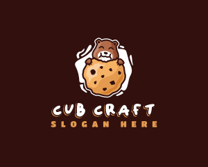 Cookie Bear Chocolate Chip logo design