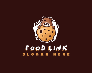 Cookie Bear Chocolate Chip logo design