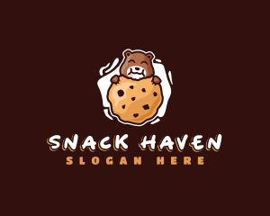 Cookie Bear Chocolate Chip logo design