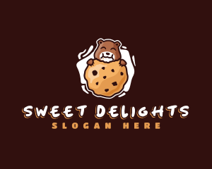 Cookie Bear Chocolate Chip logo design