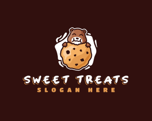 Cookie Bear Chocolate Chip logo design