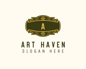 Art Deco Bar Decor logo design