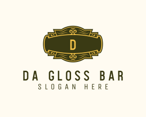 Art Deco Bar Decor logo design