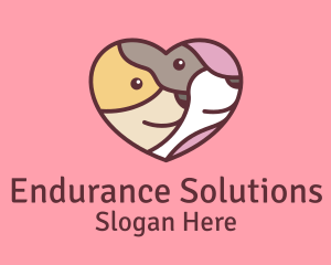 Pet Dog Love Care logo design