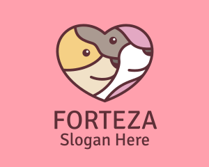 Pet Dog Love Care logo design