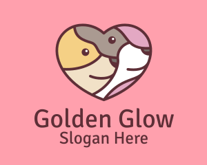 Pet Dog Love Care logo design