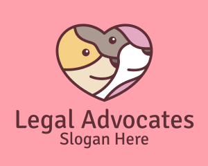 Pet Dog Love Care logo design