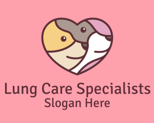 Pet Dog Love Care logo design