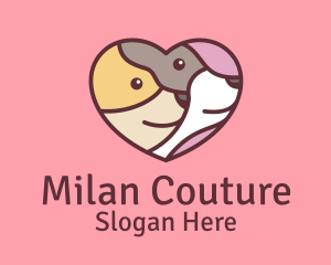 Pet Dog Love Care logo design