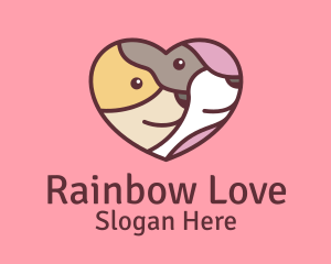 Pet Dog Love Care logo design