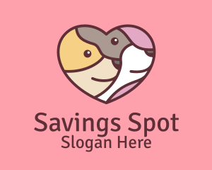 Pet Dog Love Care logo design