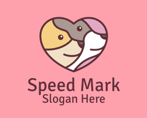 Pet Dog Love Care logo design