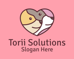 Pet Dog Love Care logo design