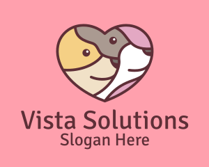 Pet Dog Love Care logo design