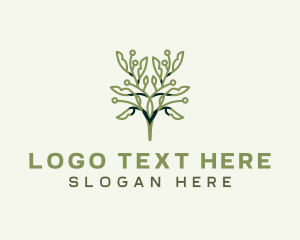 Agriculture - Natural Organic Leaves logo design