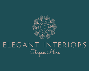 Flower Wreath Decoration Boutique logo design