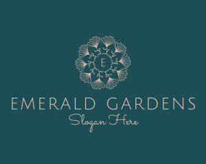 Flower Wreath Decoration Boutique logo design