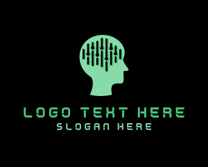 Software - Artificial Intelligence Brain logo design