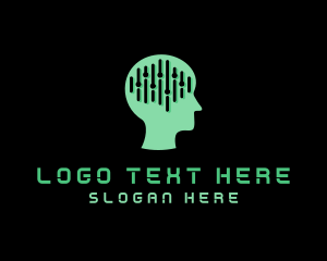 Brain - Artificial Intelligence Brain logo design