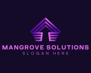 Arrow Up Business logo design