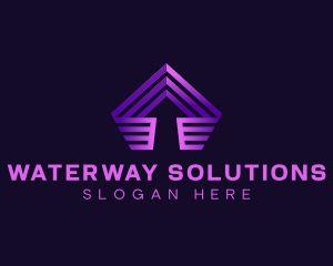 Arrow Up Business logo design