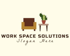 Desk - Home Furniture Lounge logo design