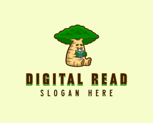 Tree Reading Book logo design