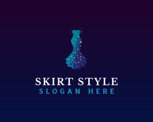 Skirt - Fashion Gown Dress logo design