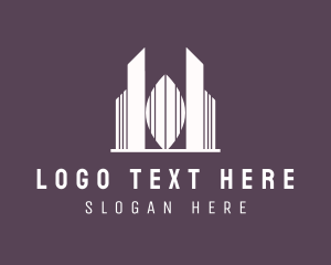 Office Space - Urban Architecture Structure logo design
