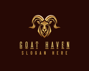 Deluxe Ram Animal logo design