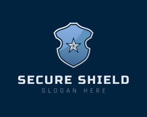 Protection Shield Star logo design