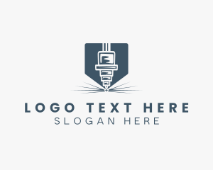 Industrial - Metalwork Laser Machine logo design