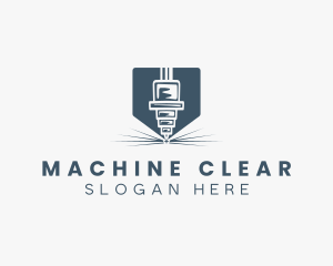 Metalwork Laser Machine logo design