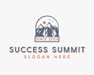 Summit Hiking Adventure logo design