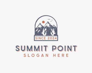 Summit Hiking Adventure logo design