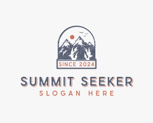 Summit Hiking Adventure logo design