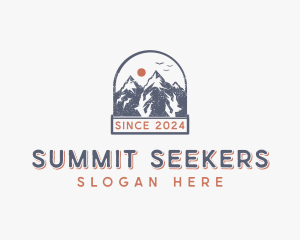 Summit Hiking Adventure logo design