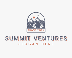 Summit Hiking Adventure logo design