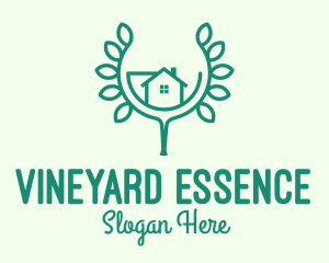 Green Home Gardening logo design