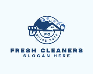 Pressure Washing Cleaner logo design