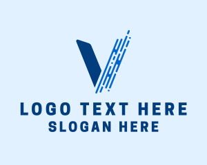 Letter V - Modern Business Letter V logo design