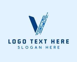 Generic Business Letter V logo design