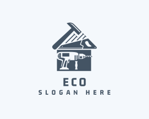 House Construction Tools Logo