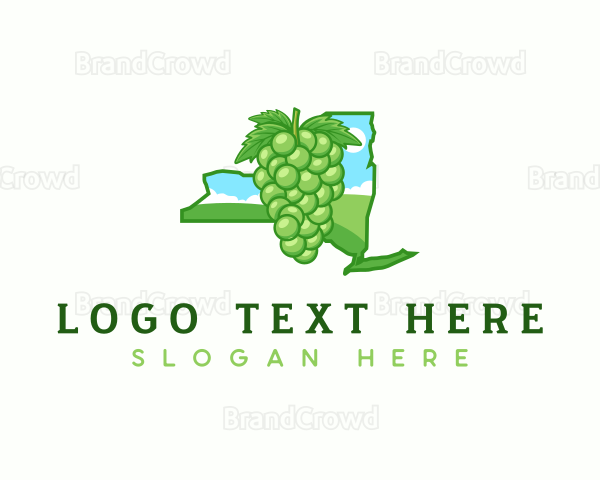 New York Grape Fruit Logo