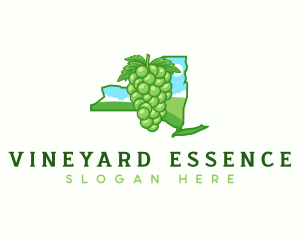 New York Grape Fruit logo design