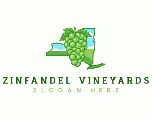 New York Grape Fruit logo design