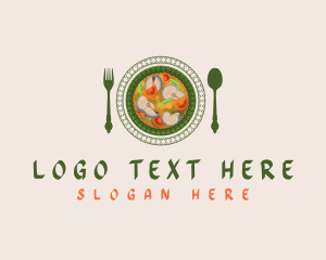 Roasted Pig - Filipino Culinary Food logo design