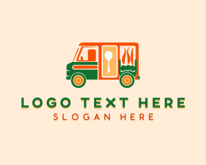 Food Truck Delivery Logo