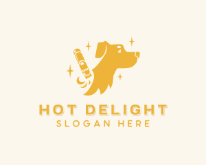 Dog Pet Care Grooming logo design