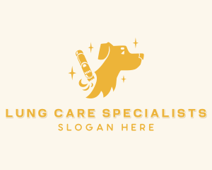 Dog Pet Care Grooming logo design